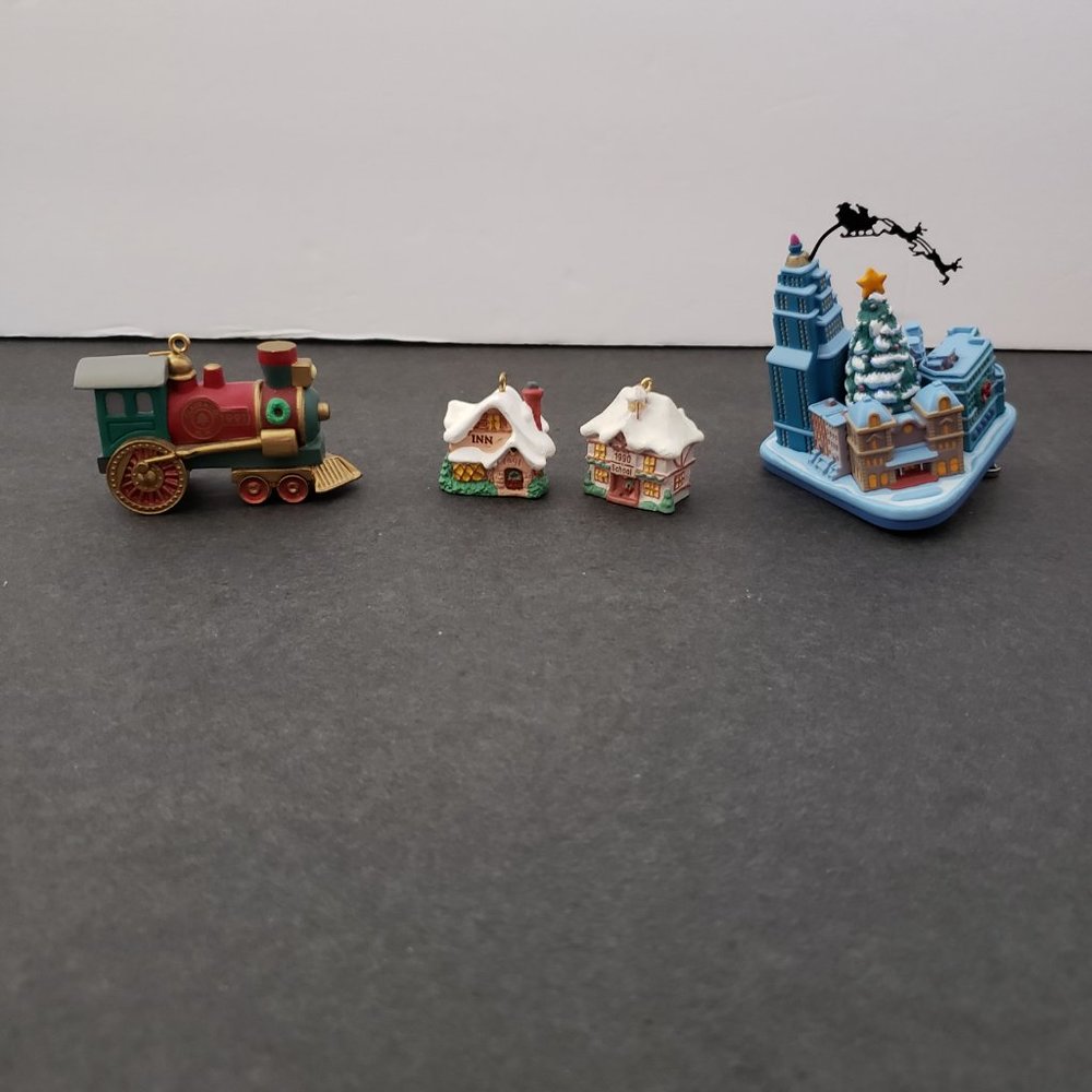 Christmas Ornaments Hallmark train City House